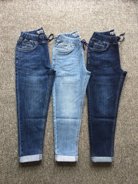 Quần jeans lưng thun