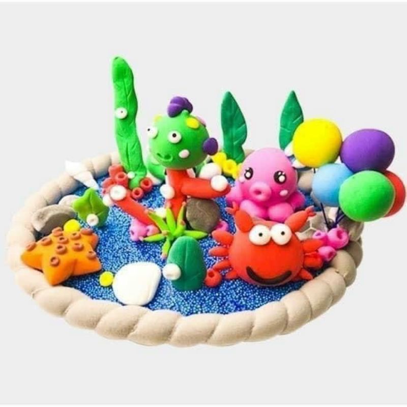 Đất sét giấy làm slime tự khô 80g