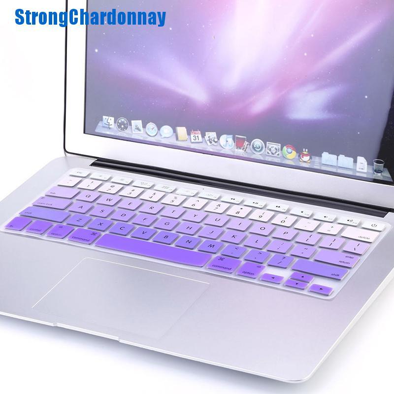 Vỏ Silicone Màu Cầu Vồng Bọc Bàn Phím Cho Imac Macbook Pro 13 "15"