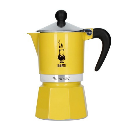 Ấm pha cà phê Bialetti Rainbow 3 cup Gialla