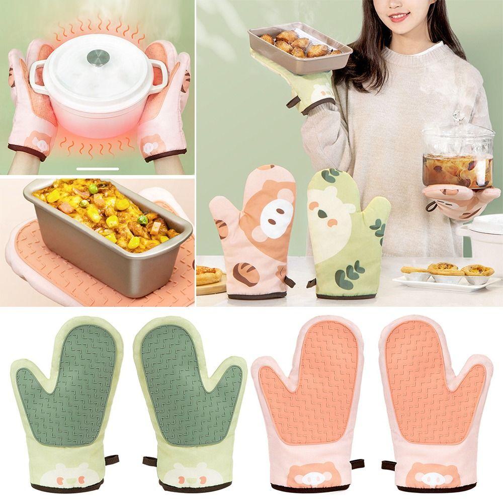 LONTIME Găng Tay Chịu Nhiệt Nướng Bánh Chuyên Dụng