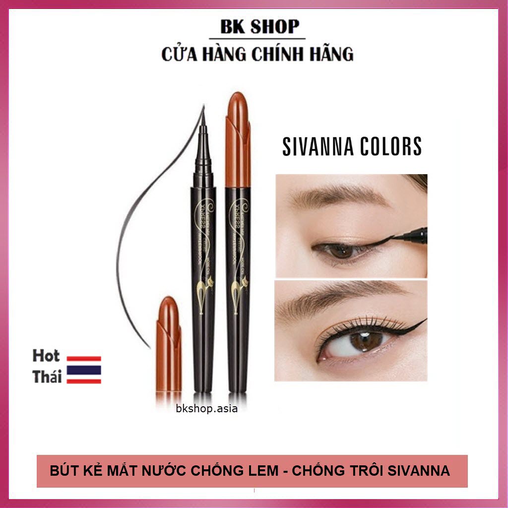 Kẻ Mắt Nước Sivanna Colors Xpress Rose Cat HF896 [Chống Nước - Không Lem]