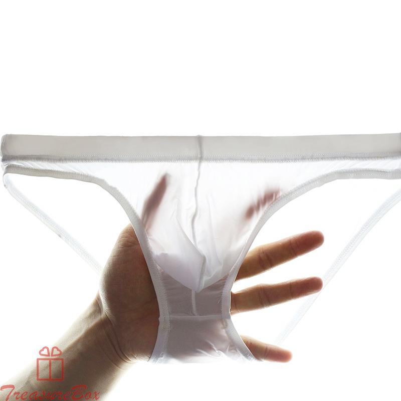 Sexy Mens Sheer Mesh Pouch Thong Tanga Underwear Briefs G-string Swim Underpants