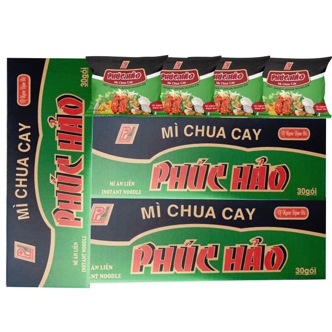 Mì Chua Cay Phúc Hảo - 30 gói - 65 gr | BigBuy360 - bigbuy360.vn