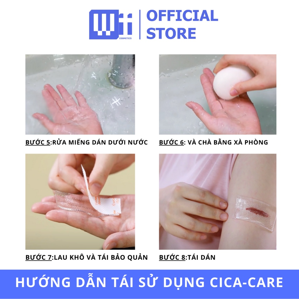 Tấm dán ép sẹo lồi CICA CARE (SMITH &amp; NEWPHEW - UK) cải thiện sẹo lồi, sẹo mổ, sẹo phì đại 3x12cm, 6x12cm, 12x15cm