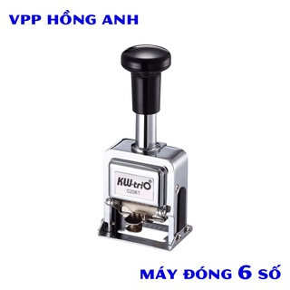 Máy đóng 6 số kw trio 02060 - numbering machine 6 số cao 4mm dùng đóng số trang, số seri...
