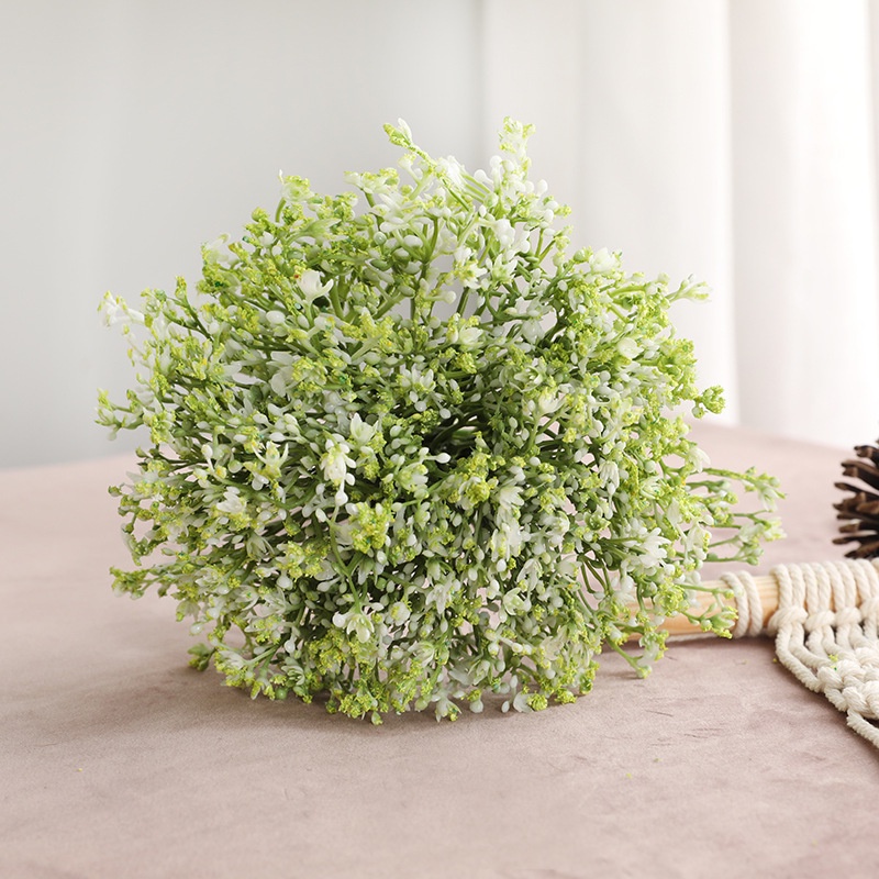 Set 16 Cành Hoa Gypsophila Giả Dùng Trang Trí Tiệc Cưới