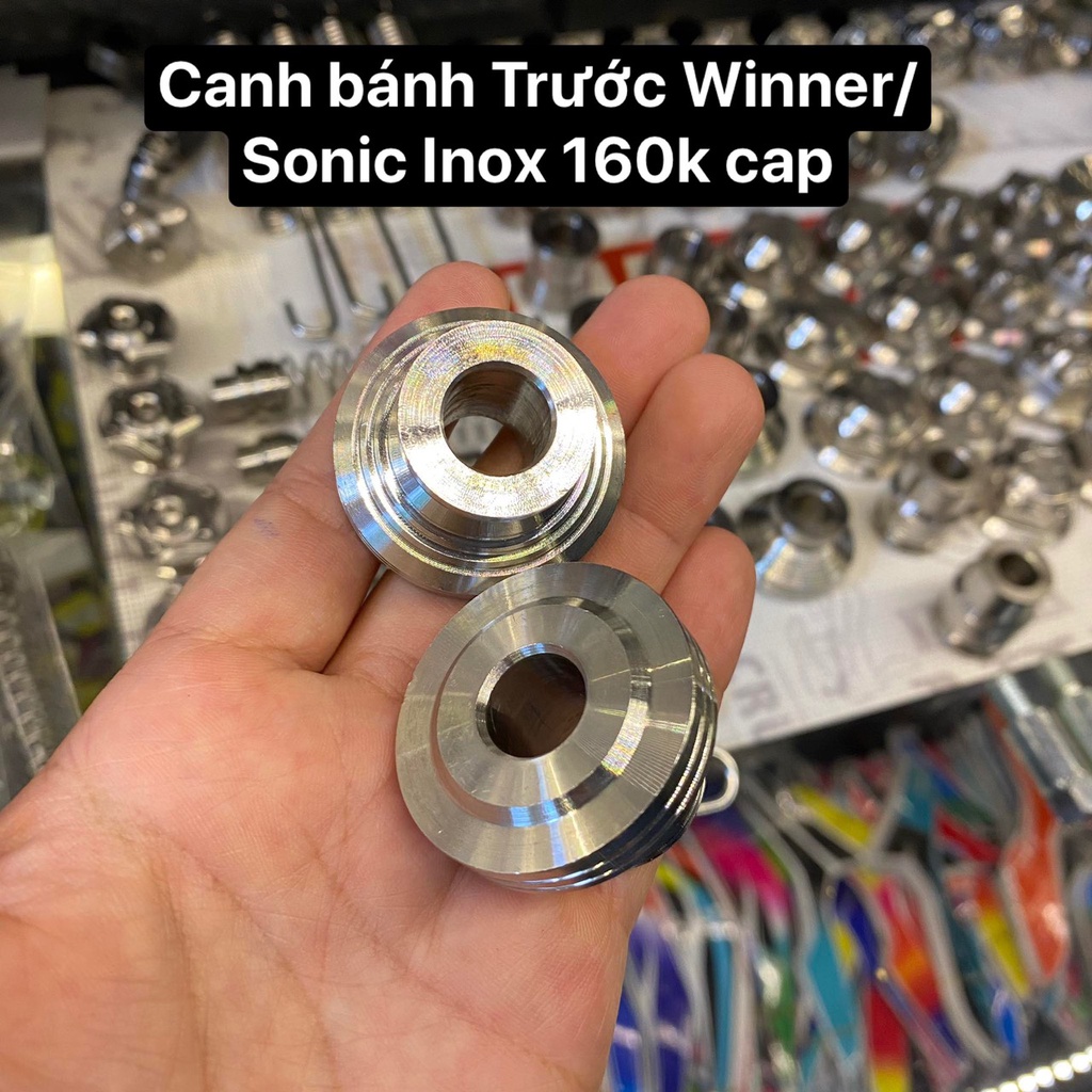 Canh Bánh Salaya Inox gắn xe Sonic