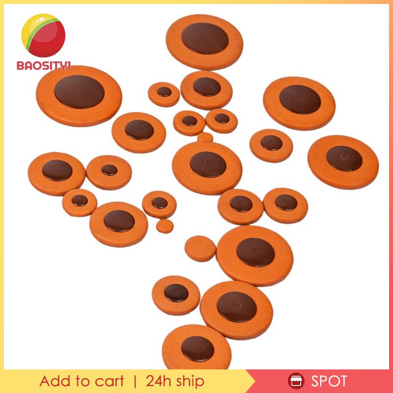 Bộ 25 miếng đệm kèn Saxophone Alto thay thế màu cam