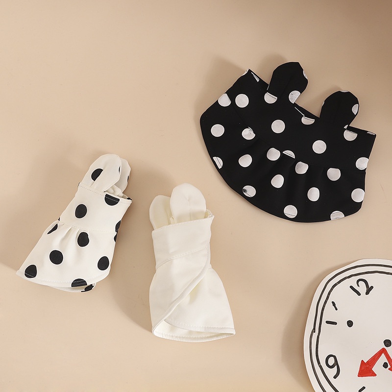 Nón Vành Rộng Họa Tiết Chấm Bi Thời Trang Hàn Quốc Cho Bé