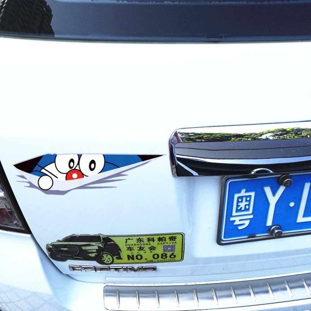 Sticker Dán Xe Hơi Chống Trầy Xước Hình Nhân Vật Hoạt Hình VANES1 DIY