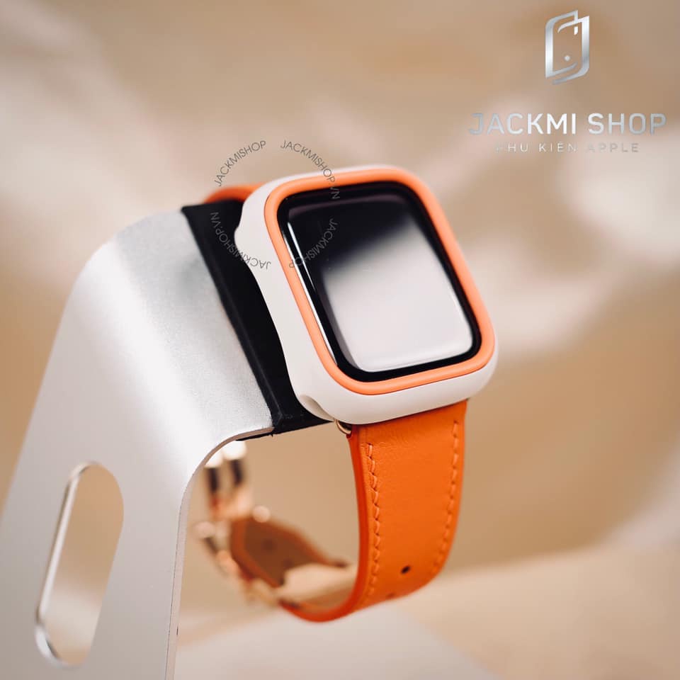 [COMBO 2 MÓN] DÂY DA BÊ SWIFT KHÓA HUBLOT CHO APPLE WATCH + ỐP VIỀN RHINOSHIELD CHO APPLE WATCH (DÂY DA BẢO HÀNH 1 NĂM)