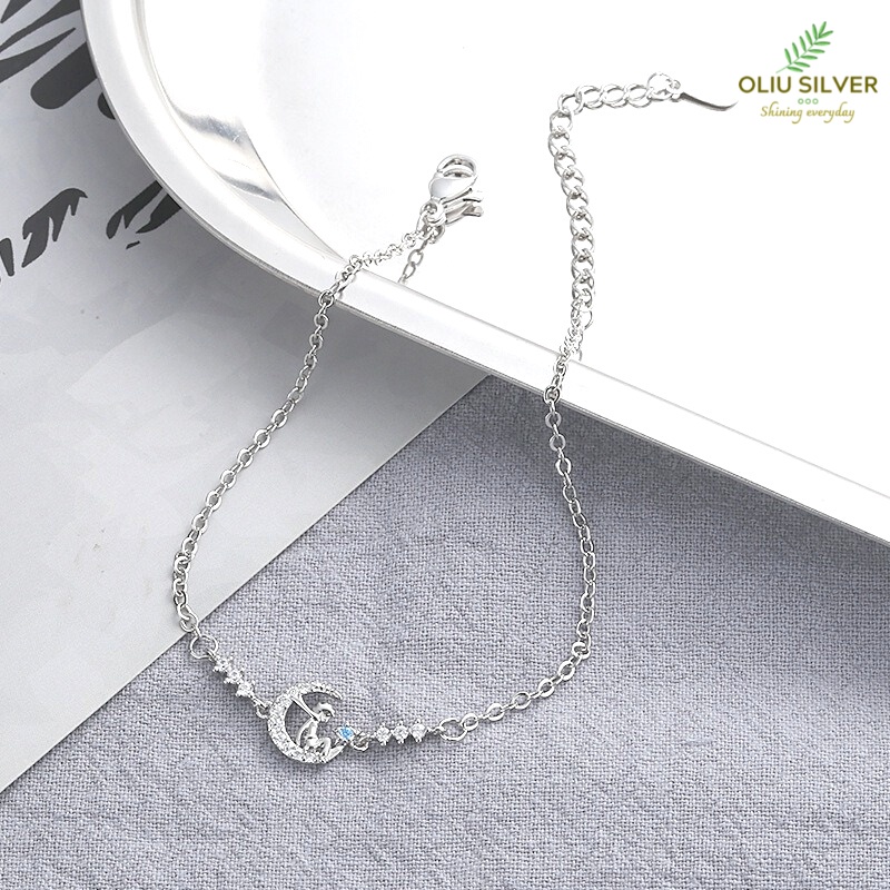 Vòng Tay Bạc S925 Hoàng Tử Bé Little Prince Dễ Thương | Lắc Tay Nữ Bạc 925 Thời Trang