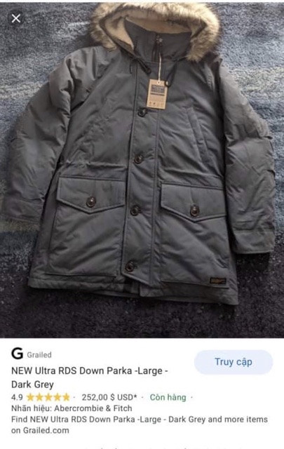 Áo lông vũ packa Ab