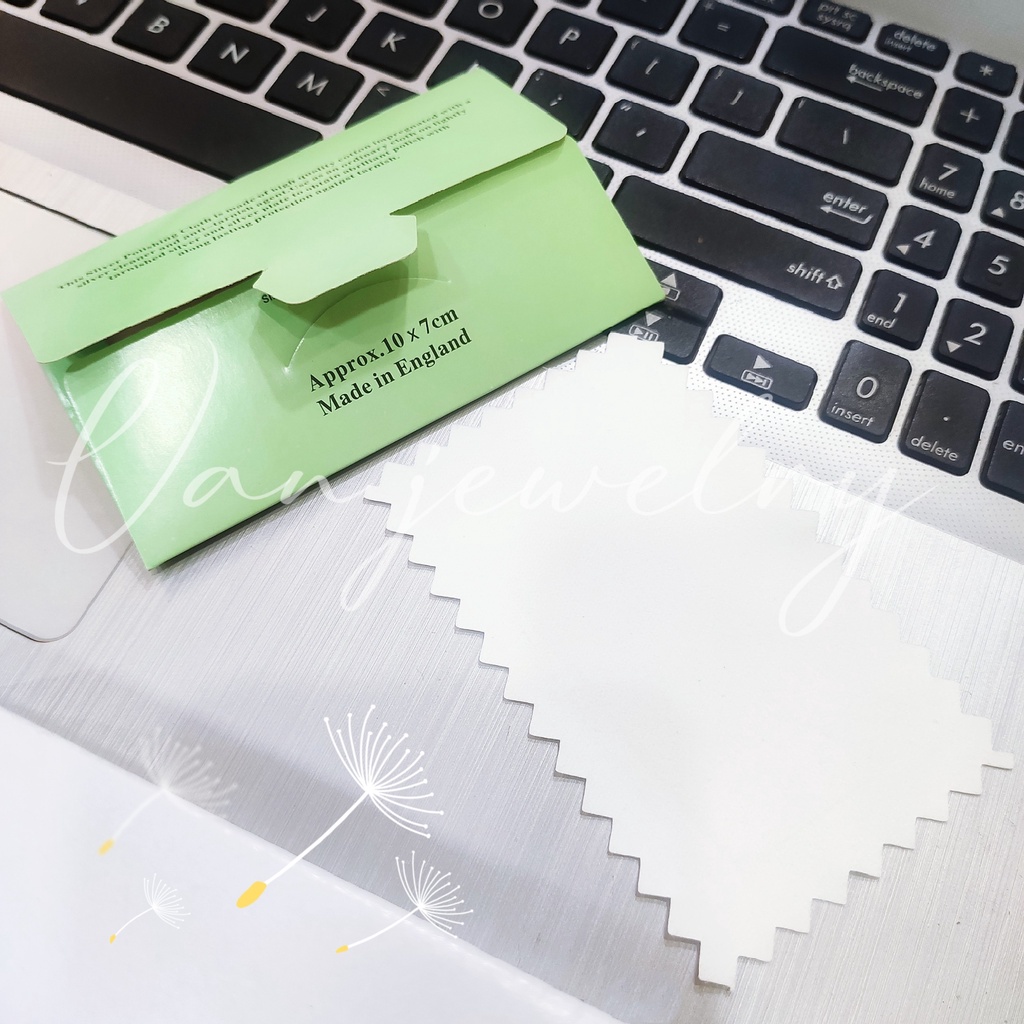 Khăn lau bạc Khăn hỗ trợ làm bóng sáng trang sức bạc Van Jewelry V10717