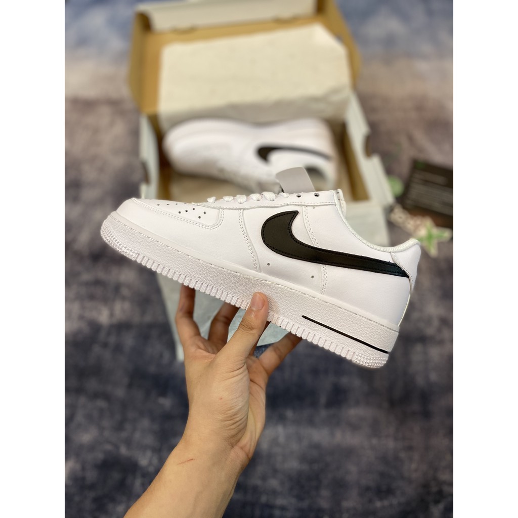 [MyGsneaker] Giày AF1 trắng logo đen bản tiêu chuẩn