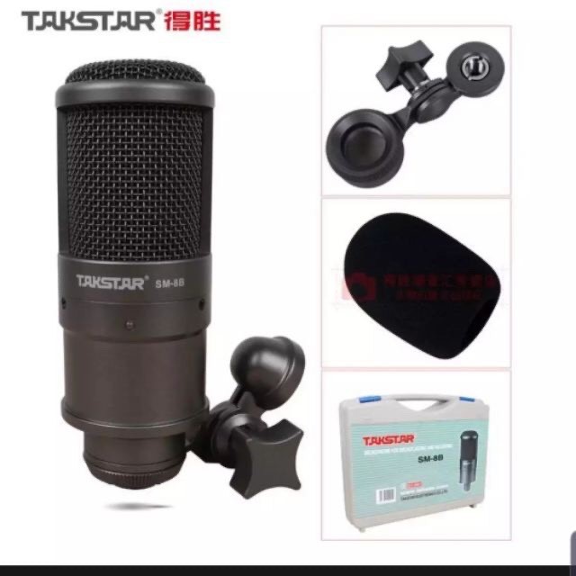 Mic thu âm Takstar Sm8b Bh 6 đổi mới