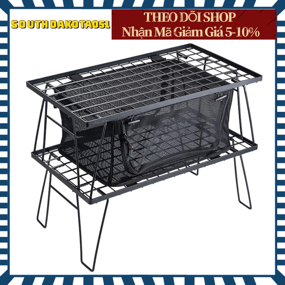 [Hàng Sẵn] Bàn Gấp Dã Ngoại, Kệ Để Đồ Du Lịch Dã Ngoại, Bàn Xếp Cắm Trại Camping Đa chức năng Lắp đặt dễ dàng【Southdakota051】