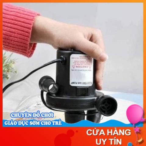 Bơm điện mini 2 chiều để bơm bể phao, bơm phao, nệm hơi, nhà hơi và tất cả các sản phẩm bơm hơi thông thường