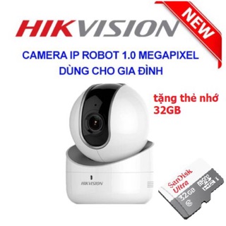 Bán camera ip wifi thẻ nhớ xoay 360 độ hikvision ds-2cv2q01efd-iw | camera ip wifi xoay hd - 1mb