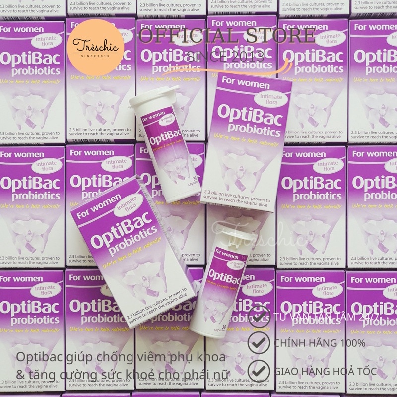 Men Vi Sinh Cho Phụ Nữ Optibac Probiotics