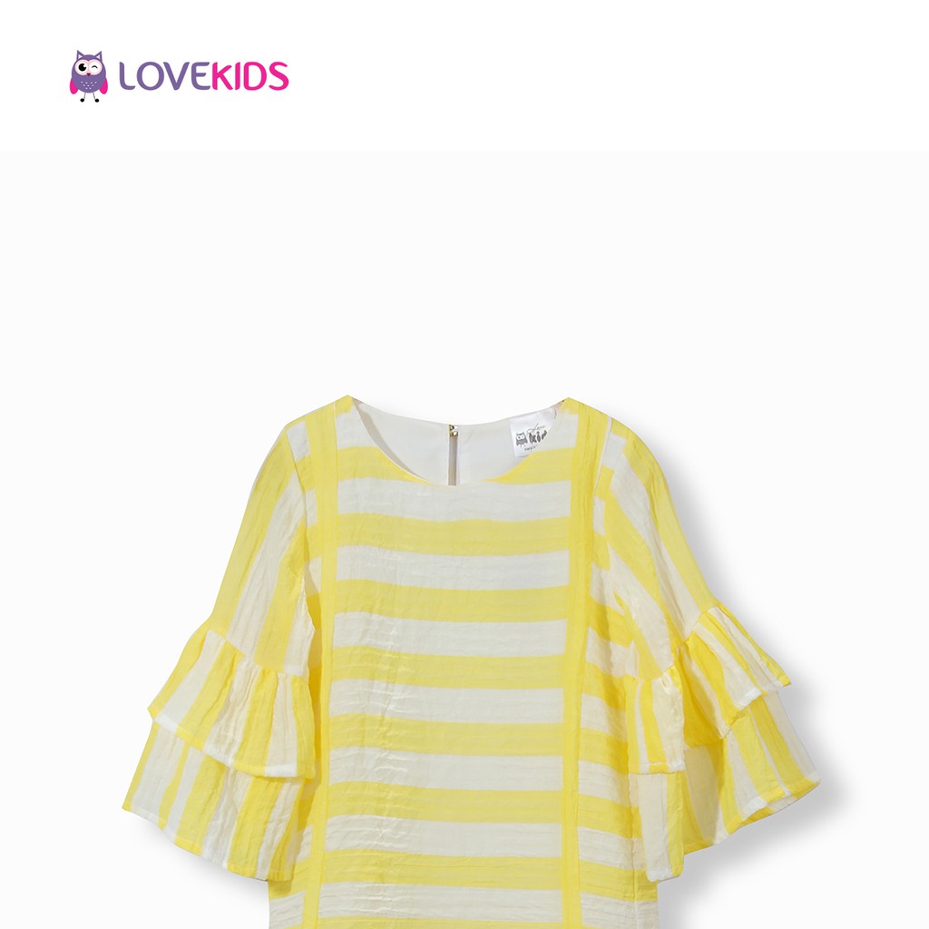 Váy suông kẻ vàng Đồng Dao LK0152 - Lovekids