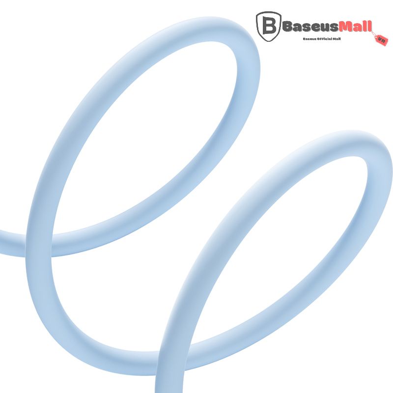 Baseusmall_Baseus Cáp Sạc Siêu Nhanh Baseus Jelly Liquid Silica Gel Type-C to l.P 20W truyền dữ liệu 480Mbps