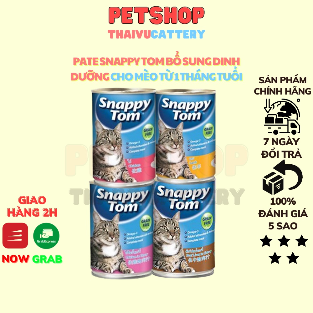 PATE LON SNAPPY TOM 400g NHẬP THÁI CHÍNH HÃNG