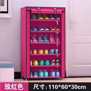 Tủ vải đựng giày 6 tầng