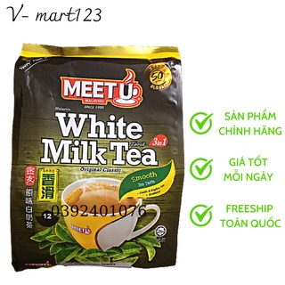 Trà sữa hòa tan meet u white milk tea 3 in 1 túi 480g , thơm ngon, dễ uống nk malaysia