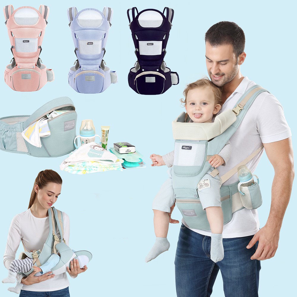 Địu em bé chống gù Aixintu Forbaby cho be 0-36 tháng Chính hãng