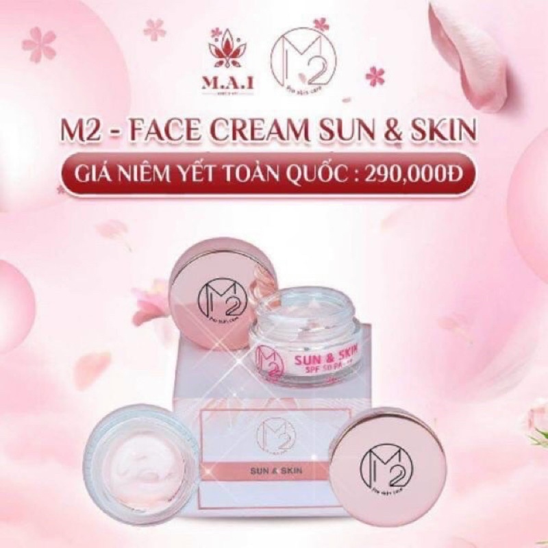 COMBOM 2 MÓN SERUM VÀ KEM M2 CHÍNH HÃNG