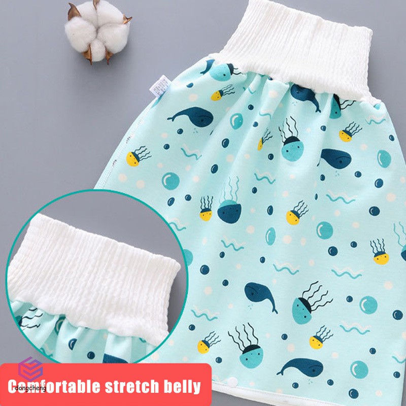 Váy Tã Chống Thấm Nước 2 Trong 1 Cho Bé Gái