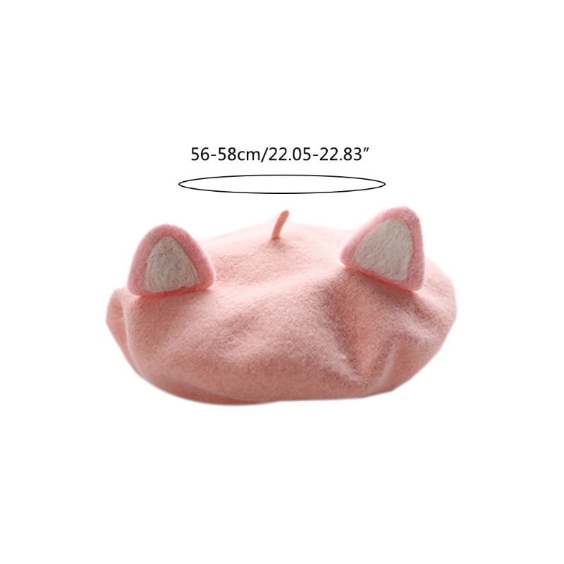 Mũ Beret Tai Thỏ Phong Cách Lolita Dễ Thương Cho Nữ