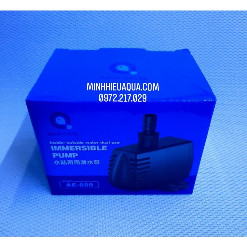 Máy bơm thay thế cho Skimmer và lò khử của hãng AquaExcel - Máy bơm Aqua Excel AE - AE-600, AE-1600, AE-2200, AE-2600