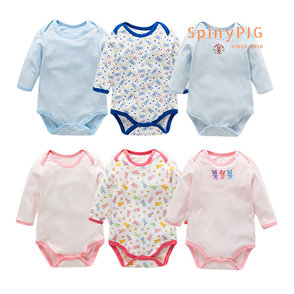 Bộ body sơ sinh 0-2 tuổi xuất Nhật 100% cotton cộc tay và dài tay cho bé trai bé gái