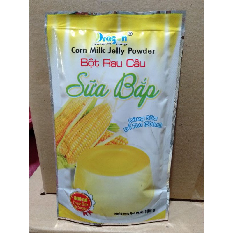 Bột rau câu sữa bắp dragon 🌽🌽