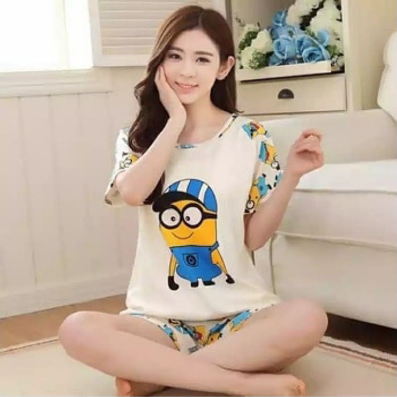 Bộ đồ ngủ pijama hình Minion cho cặp đôi