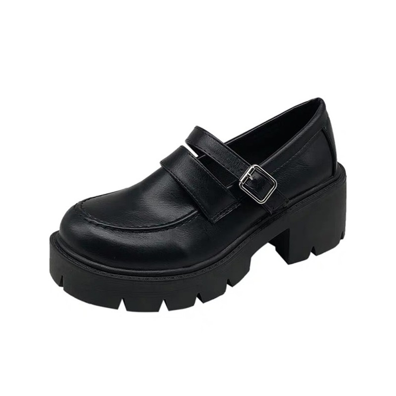 GIÀY OXFORD NỮ ĐẾ CAO NỮ TÍNH CHẤT DA LÌ