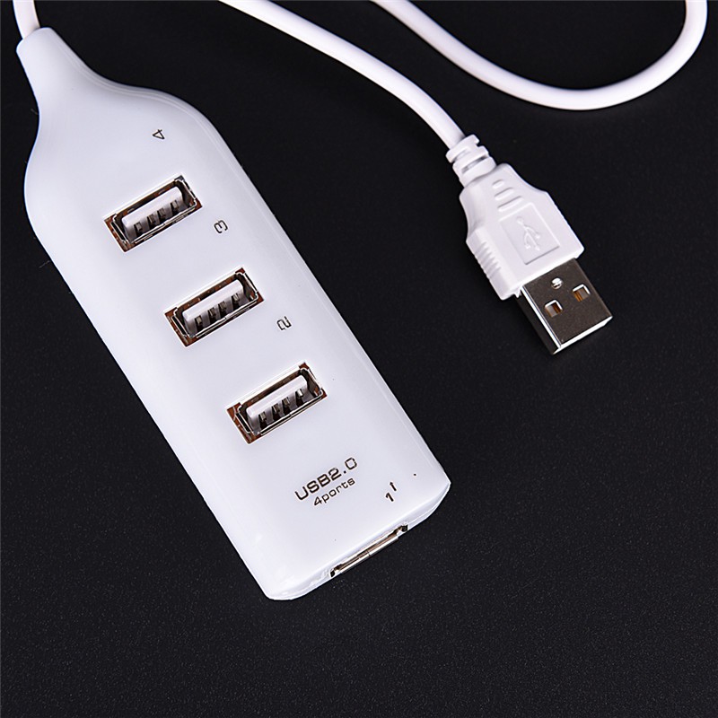 (3C & Bi) Hub Chia 4 Cổng Usb 2.0 Tốc Độ Cao Cho Pc / Laptop