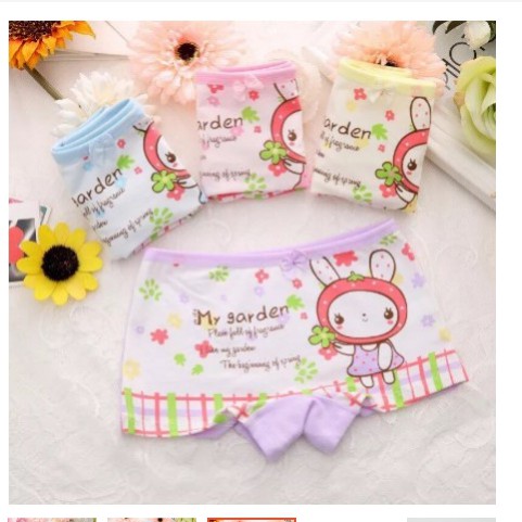 SET 6 CHIẾC QUẦN LÓT ĐÙI,QUẦN CHÍP ĐÙI CHO BÉ GIÁ HỌA TIẾT CỰC XINH