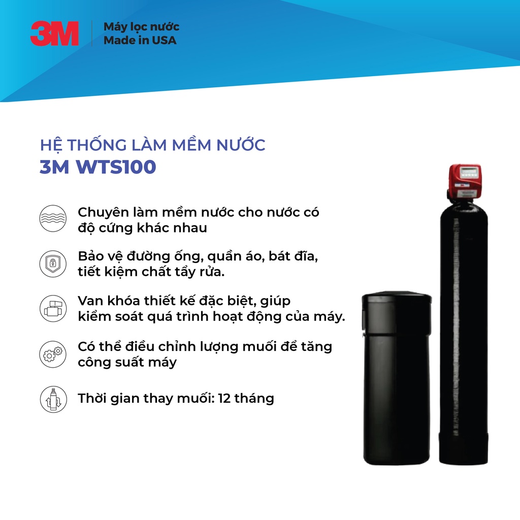 Hệ Thống Làm Mềm Nước 3M WTS150