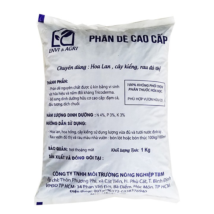 Phân Dê Cao Cấp Ủ Nấm Trichoderma 1kg