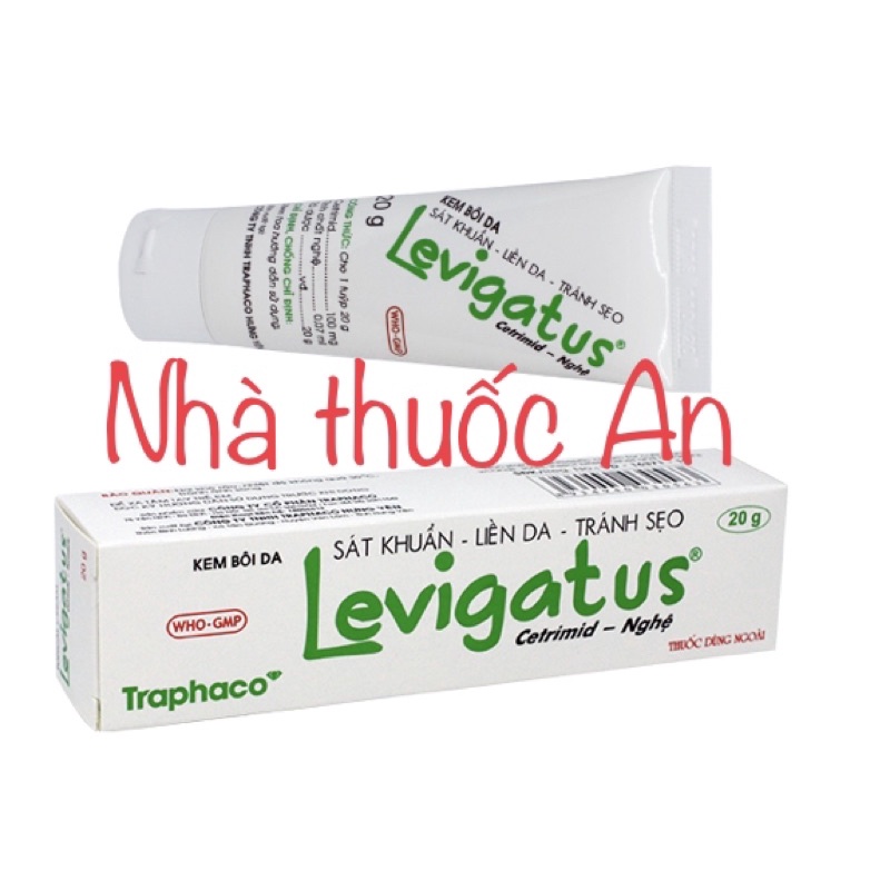 Levigatus kem bôi da tránh sẹo 20gr