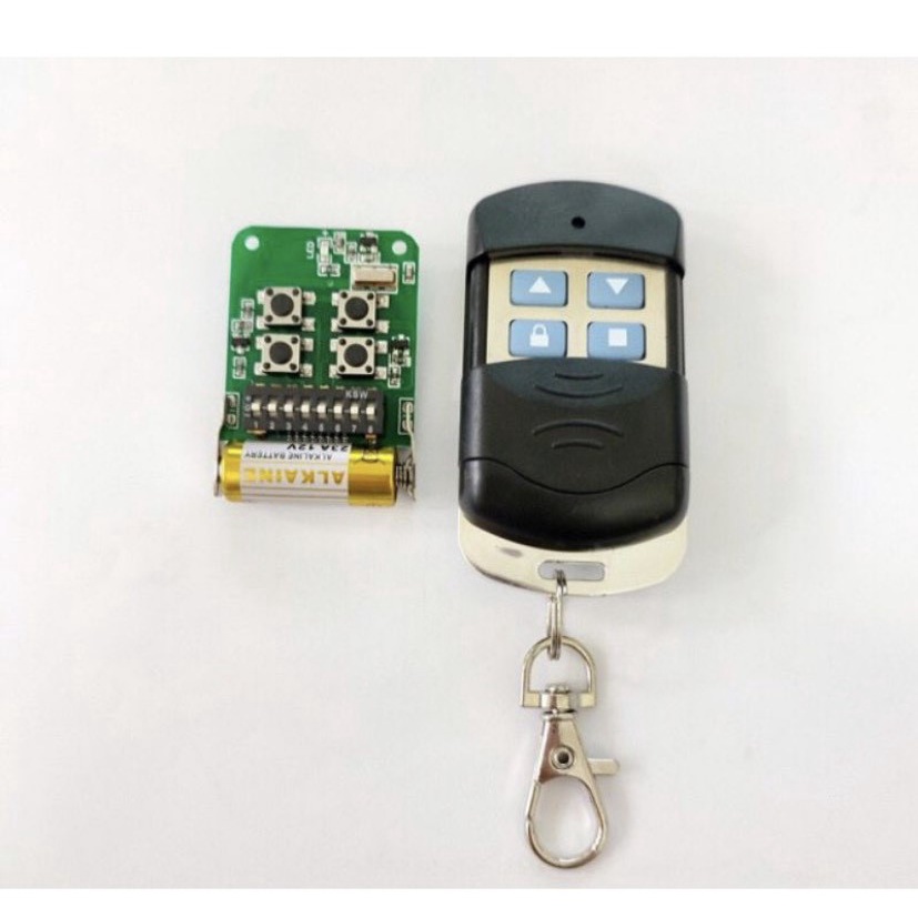 Tay Điều Khiển Cửa Cuốn Mã Gạt Tần Số 433Mhz-315Mhz
