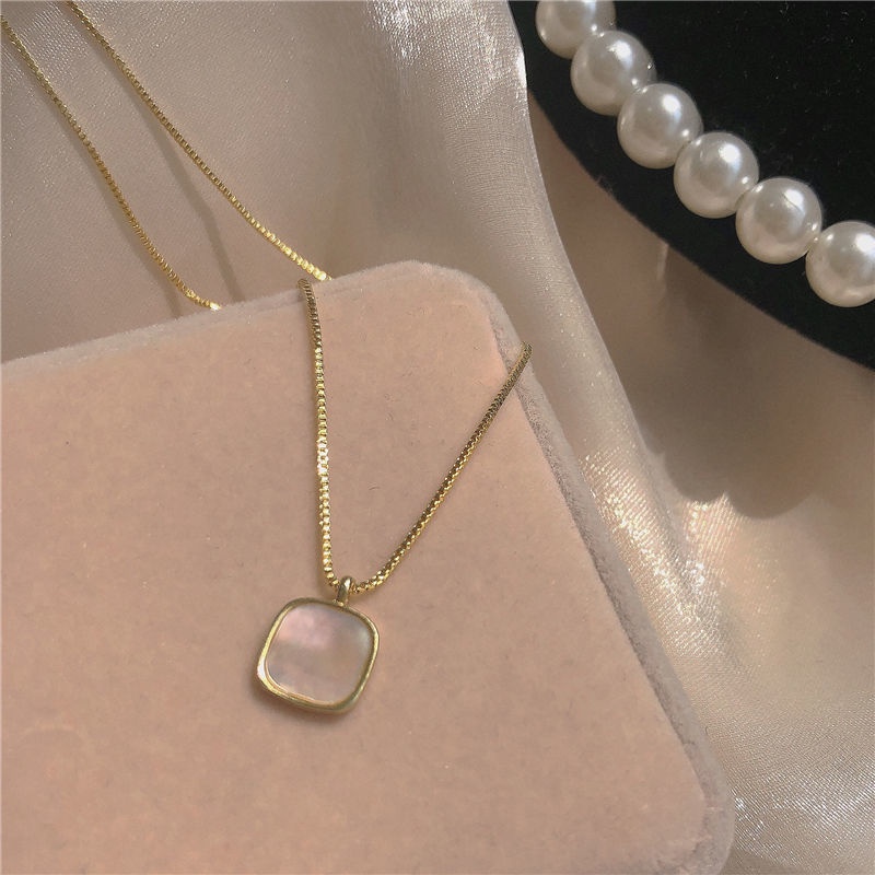 Vòng cổ Mặt Vỏ Sò Phong Cách Hàn Quốc Đơn Giản Cho Nữ