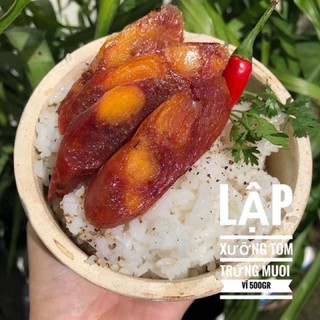 500gr lạp xưởng tôm trứng muối