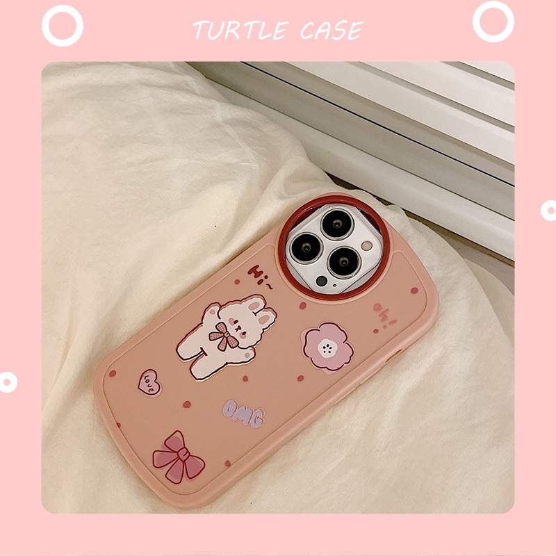 Ốp lưng iphone ốp Điện Thoại Chống Sốc Hình Thỏ Hoạt Hình Cho iPhone 14 13 12 11 PROMAX XS XR XSMAX SE2020 6 7 8PLUS