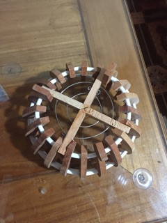 chậu trồng lan bằng gỗ size 20cm