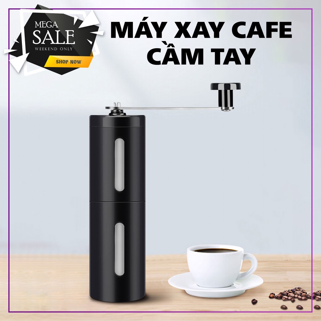 Máy Xay Cà Phê Cầm Tay Tthép Không Gỉ Tiêu Bằng Tay Chất Liệu inox máy xay mini